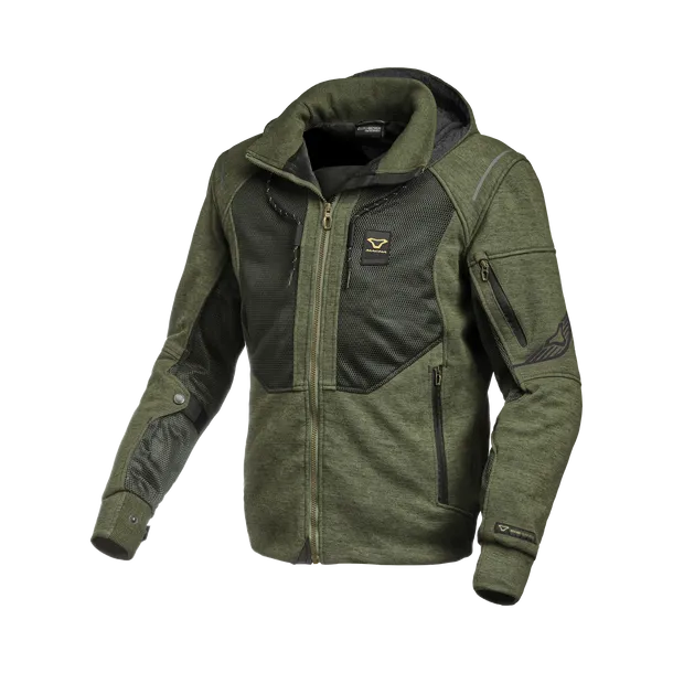 MACNA BREEZE Men's Cremallera Moto Hoodie Green – 1 – Maximomoto PT