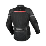 Macna Captane hombre Chaqueta textil aventura Negro