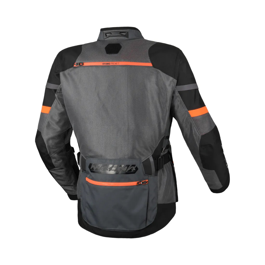 Macna Captane hombre Chaqueta impermeable moto Preto gris oscuro naranja – 2 – Maximomoto PT