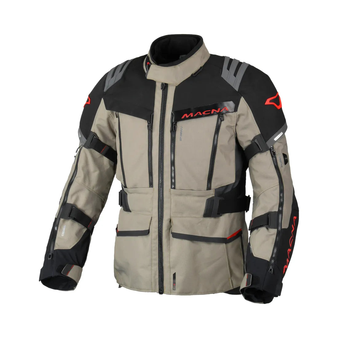 Macna Chieftane Aventura Touring Chaqueta Beige Negra – 1 – Maximomoto PT