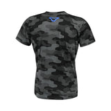 MACNA Dazzle Logo 2.0 Hombre Camiseta Negro Gris Azul
