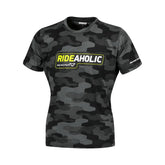 Macna Dazzle Rideaholic mujer Camiseta Negro Gris amarelo Fluorescente – Maximomoto PT
