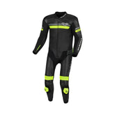 MACNA DIABRO 1 PC Moto Homem Perforado Couro Fatos Preto Amarelo Fluo – Maximomoto PT