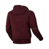 MACNA DISTRICT Hombre Moto Textil Capucha Chaqueta Rojo