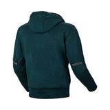 MACNA DISTRICT Hombre Moto Capucha Chaqueta Azul Petróleo