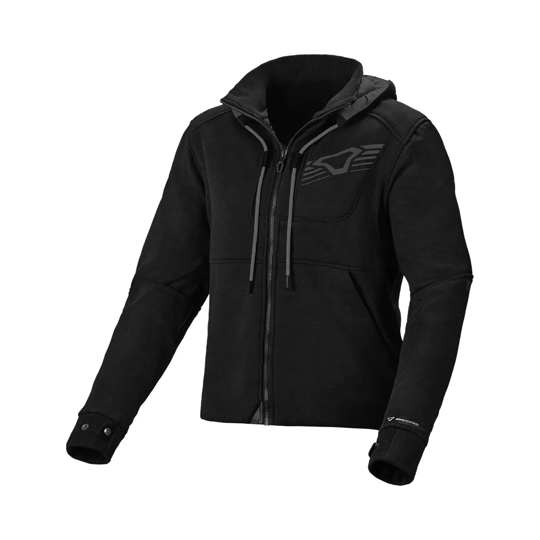 MACNA DISTRITO Mujer Textil Moto Capucha Jacket Black – 1 – Maximomoto PT