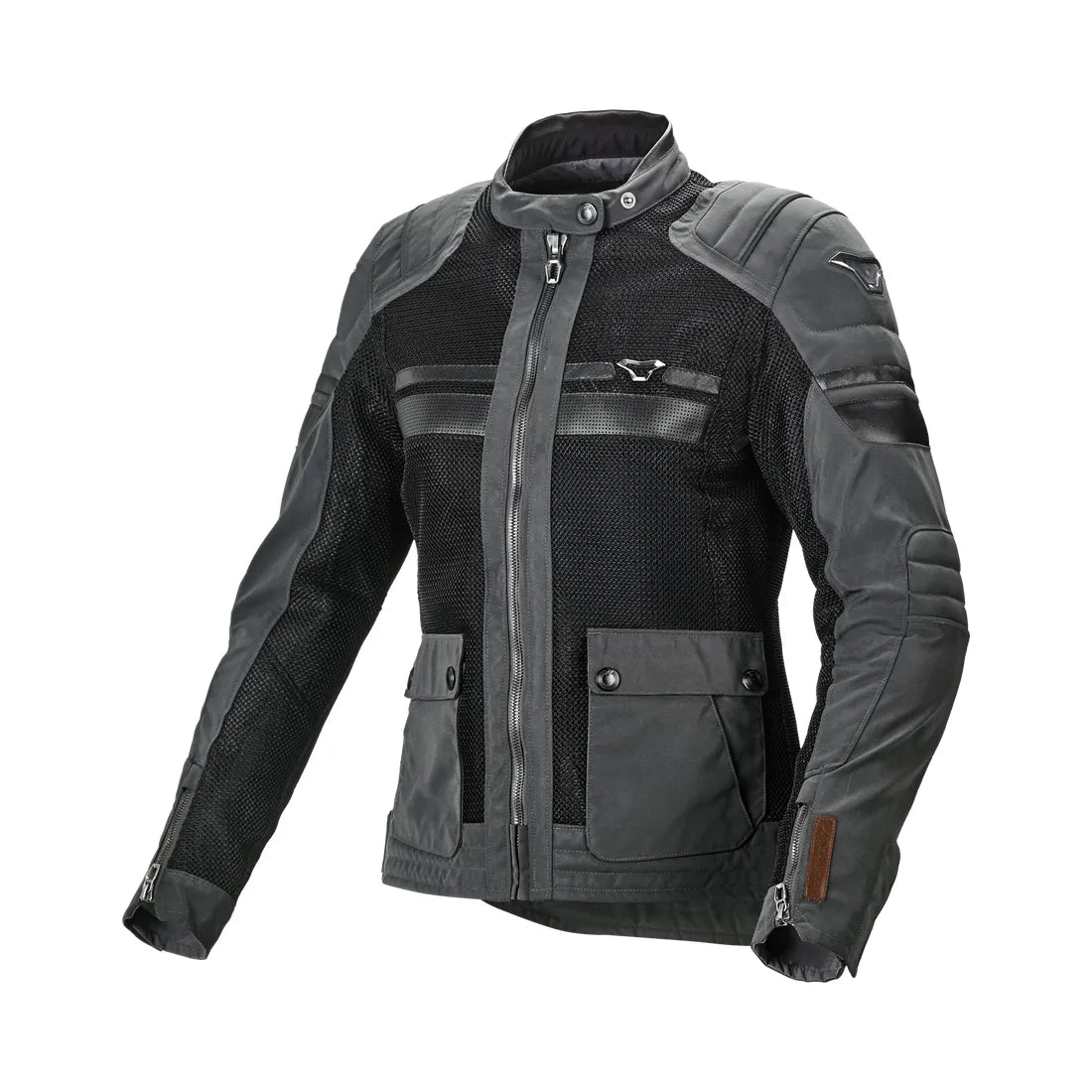Macna Fluent Night Eye Women's Textile Jacket Gray Black – 1 – Maximomoto PT