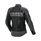 Macna Fluent Night Eye mujer Chaqueta textil Gris Negro