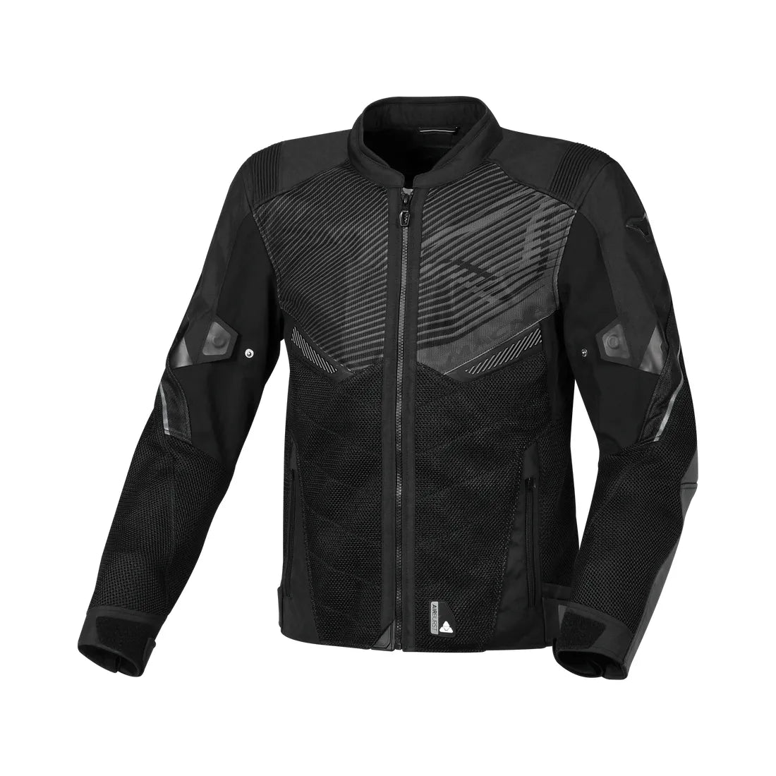 MACNA FOXTER Verano Textil Moto Chaqueta Negro – 1 – Maximomoto PT
