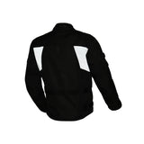 Macna Higera hombre Chaqueta textil impermeable motocicleta Negro