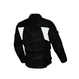 Chaqueta textil moto Macna Higera hombre 2 capas Negro Gris Camuflaje