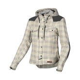 MACNA INLAND Mujer Textil Moto Jacket Beige Brown Pink – Maximomoto PT