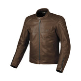 MACNA Lance 2.0 hombre Chaqueta cuero moto marrón – Maximomoto PT