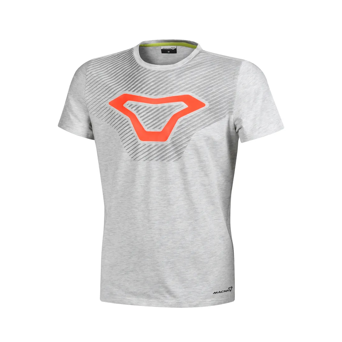 MACNA Logo Hombre Shirt White Orange – 1 – Maximomoto PT