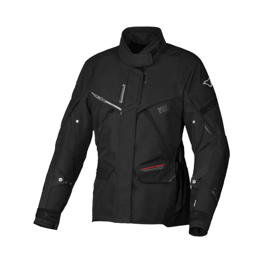 MACNA Mundial mujer Chaqueta Aventura turismo Negro – 1 – Maximomoto PT