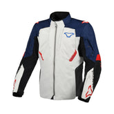 Macna Notch hombre impermeable Aventura Chaqueta gris azul – Maximomoto PT