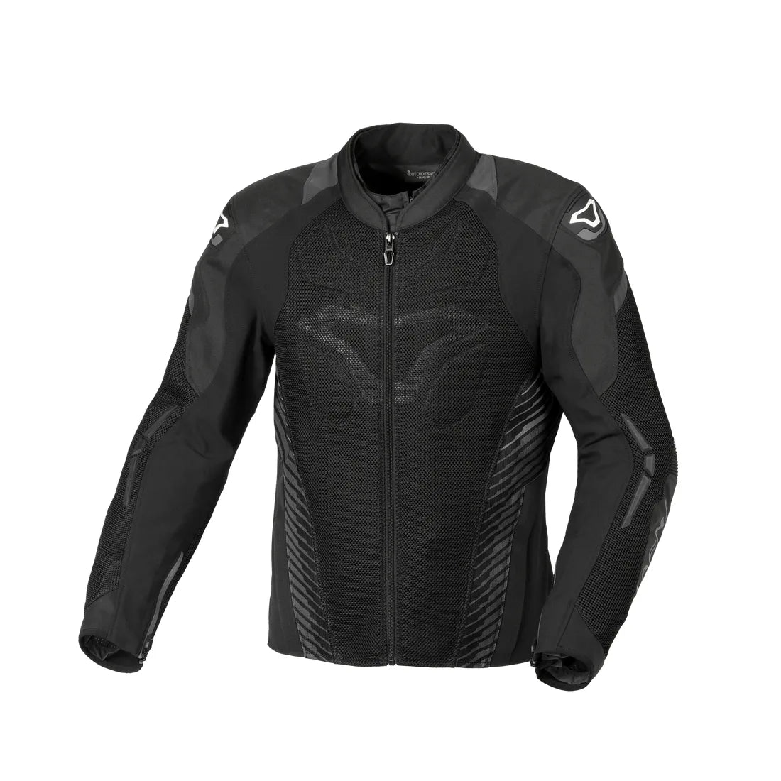 Macna Novic Mens Waterproof Textile Motorcycle Jacket Black – 1 – Maximomoto PT