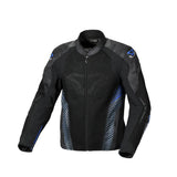 Macna Novic hombre Chaqueta textil impermeable carreras Negro Azul Naranja