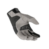 MACNA SPERROW HOMEM MOTOCICLETA COURO LUVAS PRETAS TAUPE