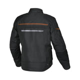 Macna Oryon hombre Chaqueta textil Carreras impermeable Negro