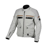 Macna Oryon hombre Chaqueta textil motociclismo Gris Claro