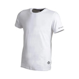 MACNA Hombre Verano Liso Camiseta Blanco