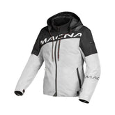Macna Racoon mujer Chaqueta impermeable carreras Gris Claro Negro – Maximomoto PT