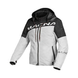 Macna Racoon mujer Chaqueta impermeable carreras Gris Claro Negro