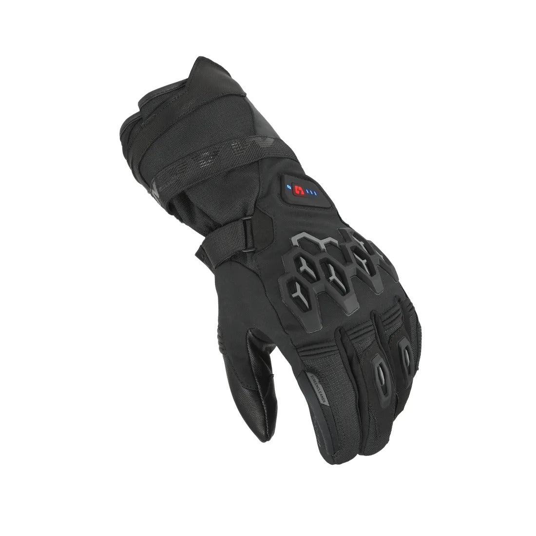 MACNA RAFINO RTX HOMENS MOTOCICLETA AQUECIDAS LUVAS PRETAS – 4 – Maximomoto PT