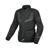 Macna Rancher women waterproof textile motorcycle jacket Black Gray – Maximomoto PT
