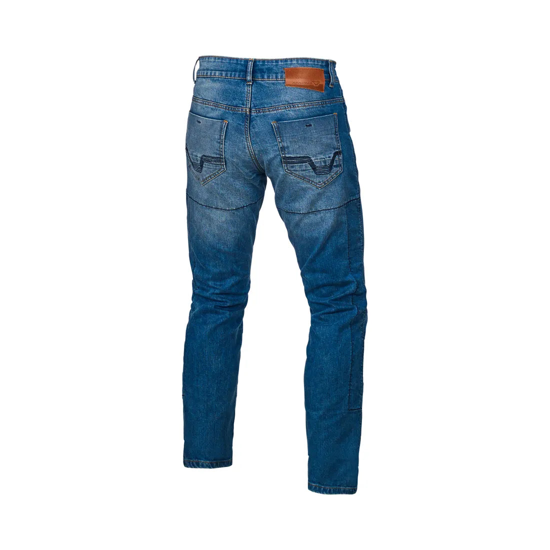 MACNA Revelin Hombre Motociclista Denim Vaqueros Azul claro – 2 – Maximomoto PT