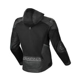 Macna Risant hombre Chaqueta textil cuero premium negro