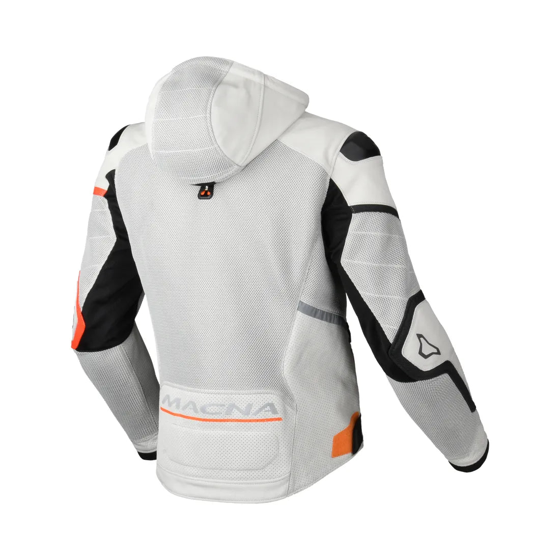 Macna Risant men's waterproof premium leather jacket gray naranja – 2 – Maximomoto PT