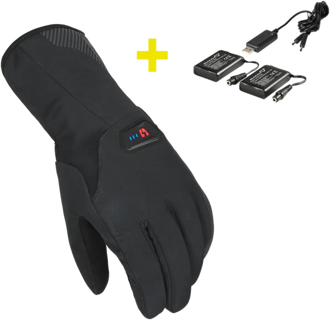 MACNA SPARK MEN'S MOTORCYCLE HEATED BLACK GLOVES – 1 – Maximomoto PT