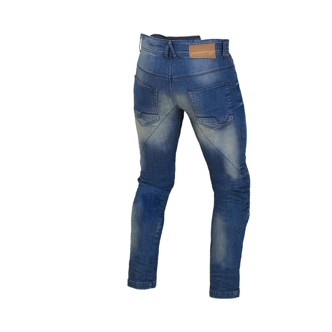 MACNA STONE Hombre Biker Denim Vaqueros Medium Blue – 2 – Maximomoto PT