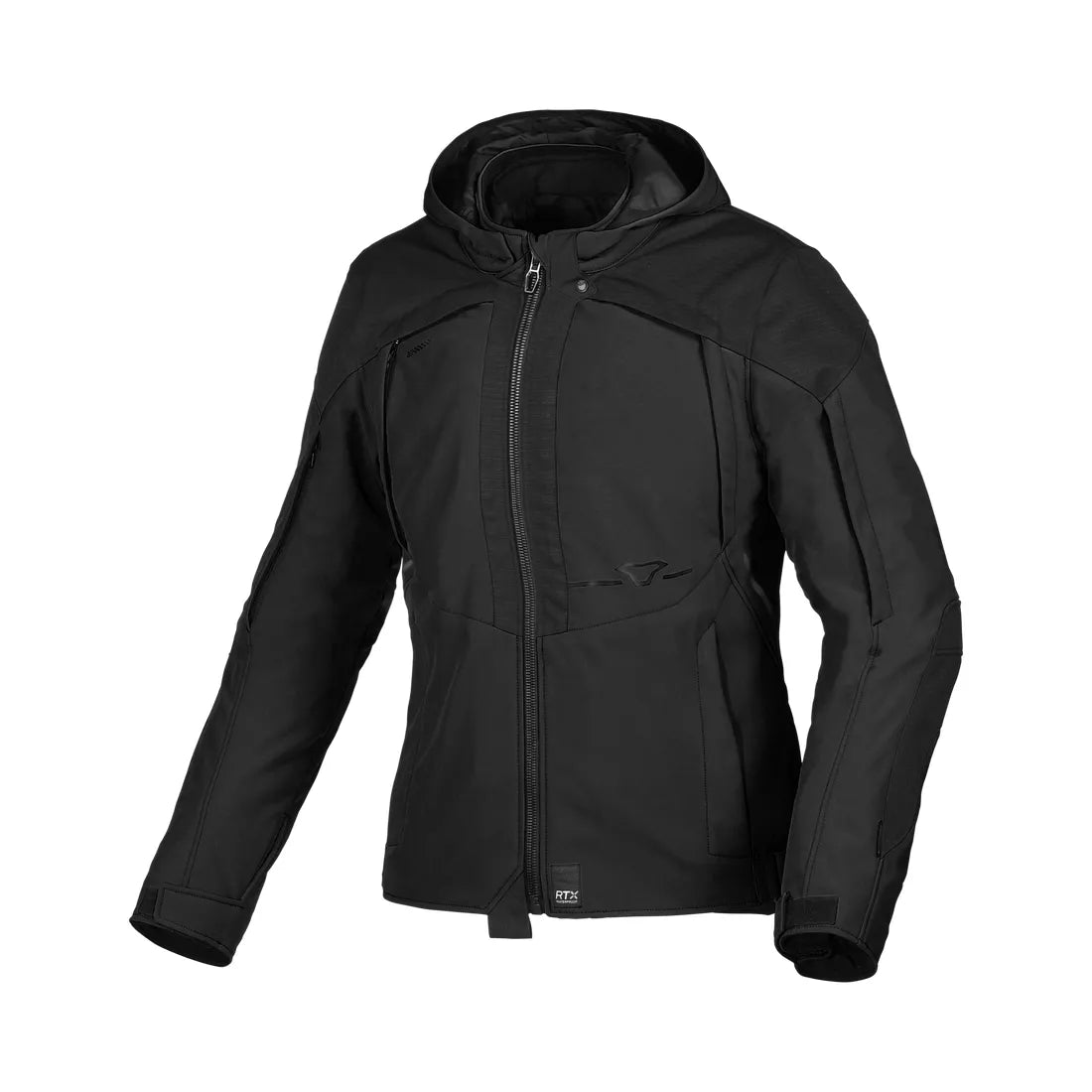 Macna Territor women's waterproof textile jacket Black – 1 – Maximomoto PT