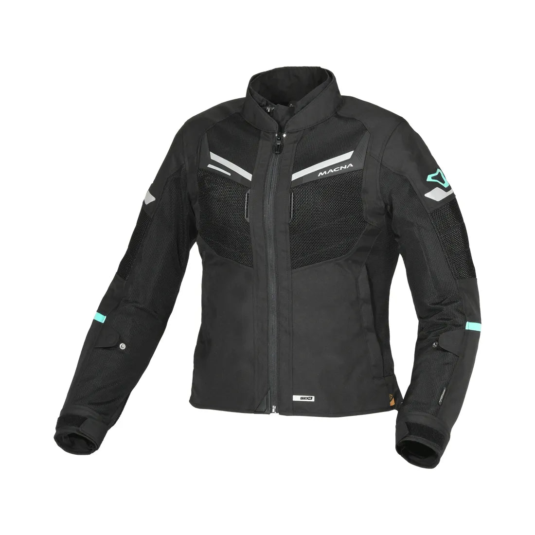 Macna Tondo mujer Chaqueta textil moto Negra