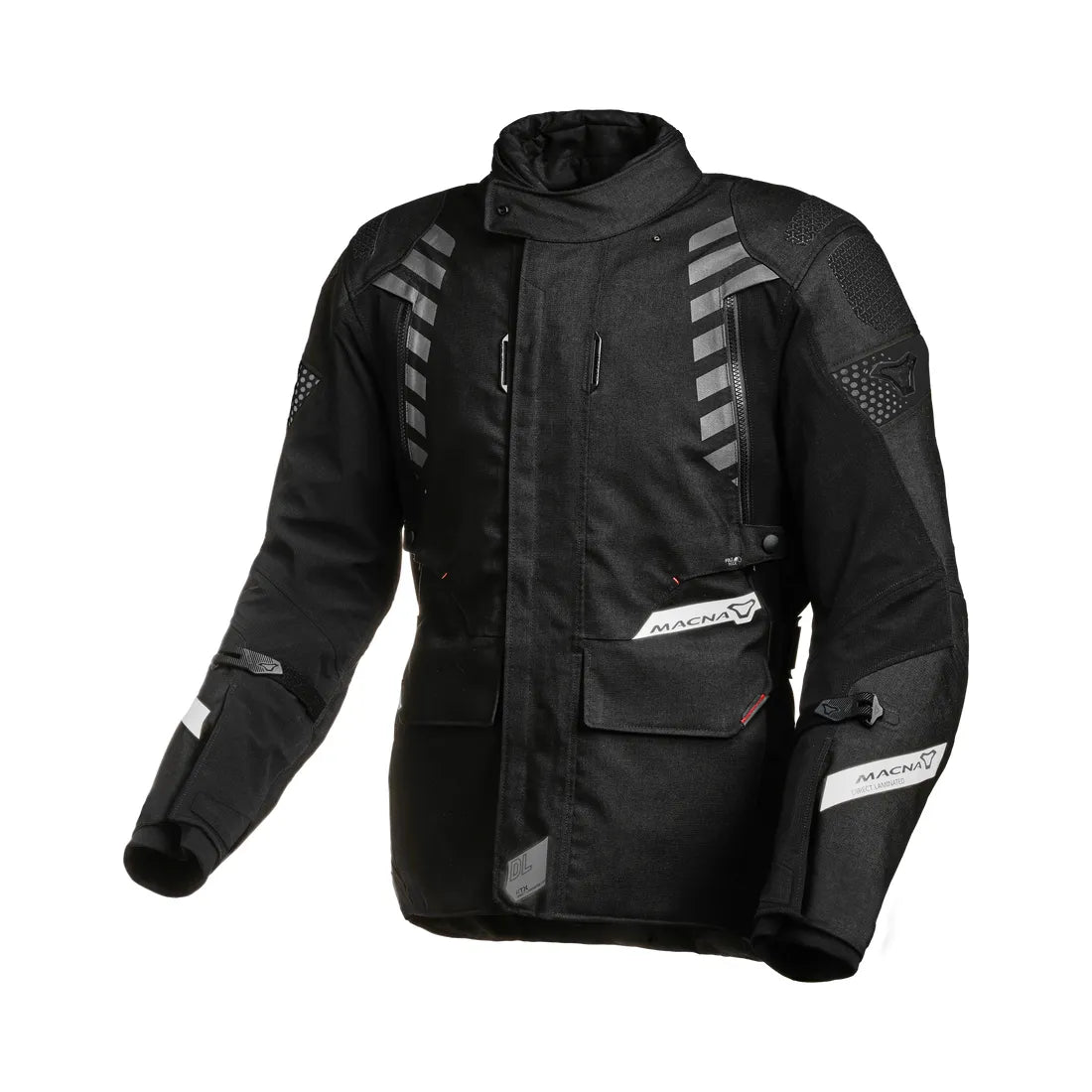 Macna Ultimax waterproof motorcycle jacket black textile – 1 – Maximomoto PT