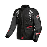 Macna Ultimax chaqueta carreras moto Negro Gris Oscuro Rojo – Maximomoto PT