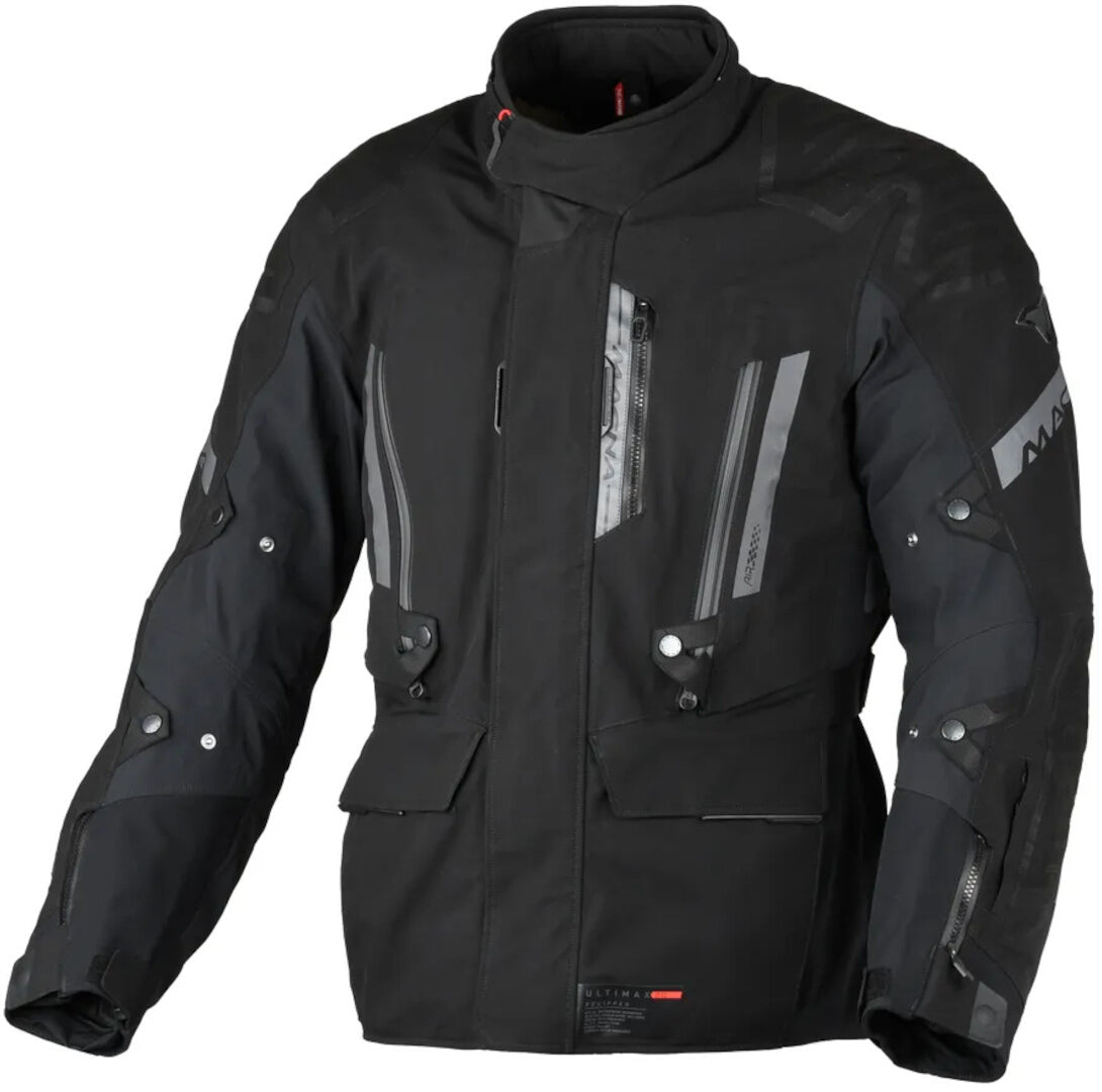 Macna Ultimax moto textil Chaqueta negra – 1 – Maximomoto PT