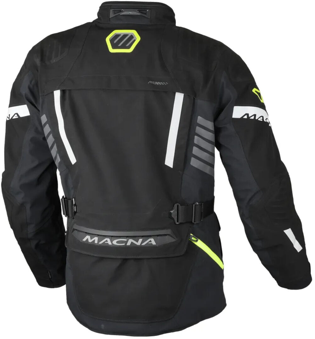 Macna Ultimax waterproof textile jacket Black Yellow Fluo – 2 – Maximomoto PT