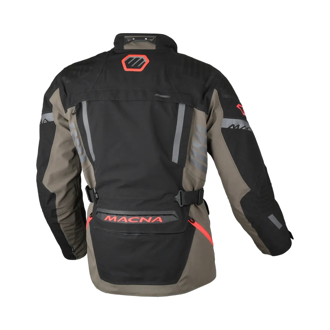 Macna Ultimax Chaqueta textil Negro gris rojo – 2 – Maximomoto PT