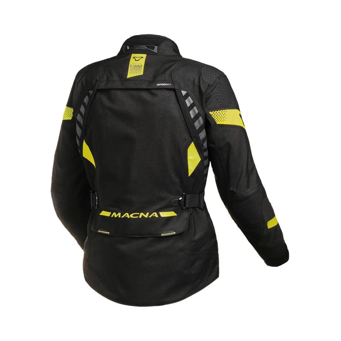 Macna Ultimax MUJER Chaqueta moto negra amarilla – 2 – Maximomoto PT