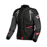Macna Ultimax Mujer motociclista Chaqueta Negro gris oscuro Vermelho – Maximomoto PT