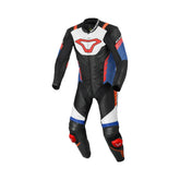 MACNA VARSHALL 1 PC Moto Homem Perforado Couro Fatos Branco Vermelho Azul – Maximomoto PT