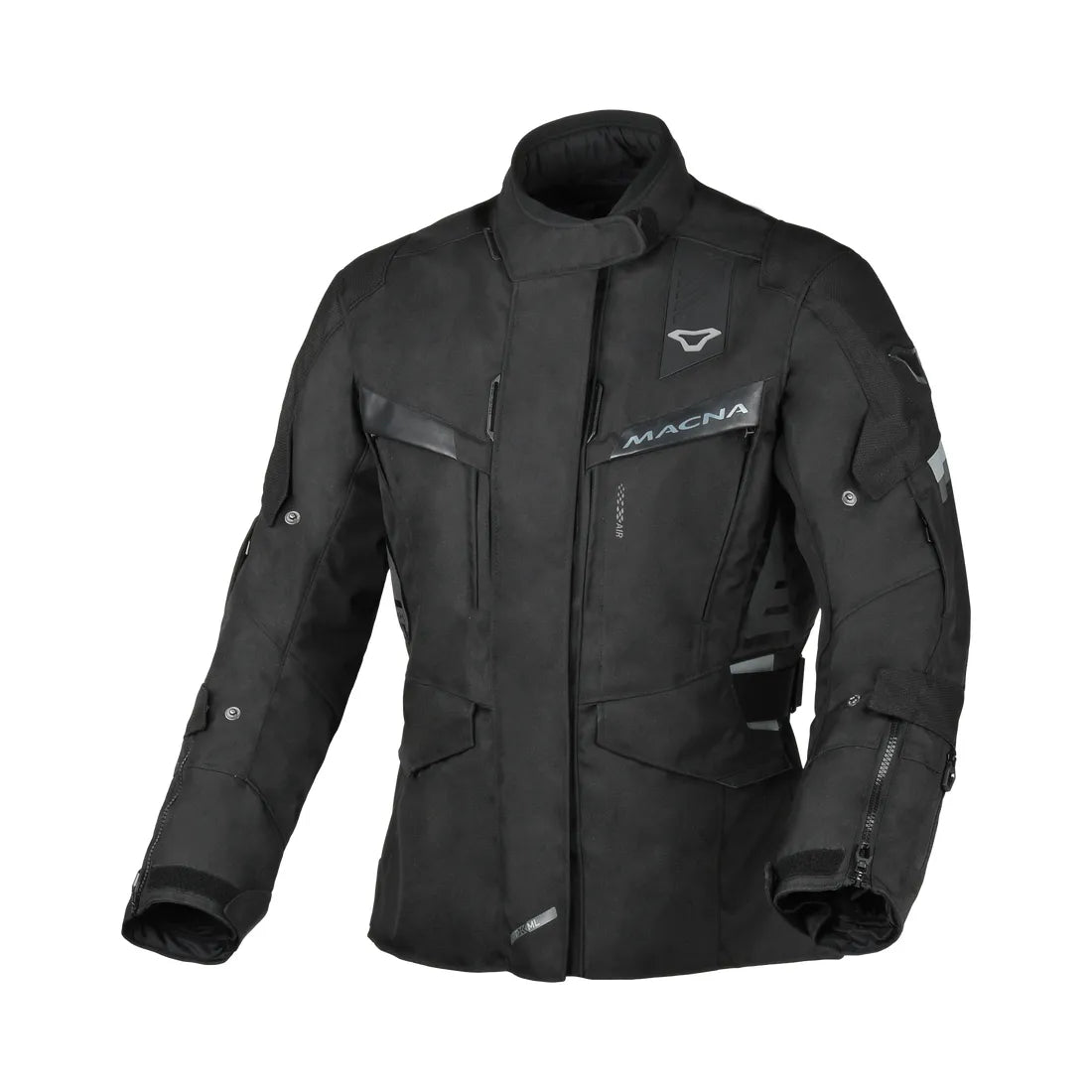 Macna Zastra Mujer Chaqueta Textil Impermeable Moto Negro