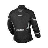 Macna Zastra Mujer Chaqueta Textil Impermeable Moto Negro