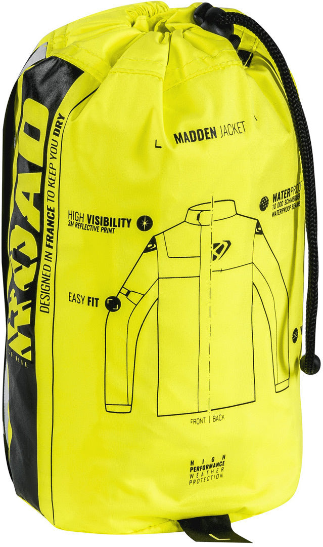 IXON MADDEN HOMBRE CHAQUETA LLUVIA AMARILLO NEÓN – 2 – Maximomoto PT