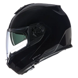NOLAN N100-6 CLASSICO 301 Modular Abatable Casco Preto Brilhante