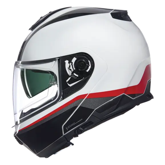 NOLAN N100-6 NCOGNITO 344 Moto Modular Capacete Branco Vermelho Preto – 1 – Maximomoto PT